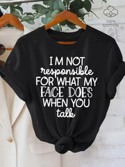 Women Printed Casual Short Sleeves Tshirt
