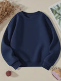 Pure Comfort Basic Crewneck - Navy
