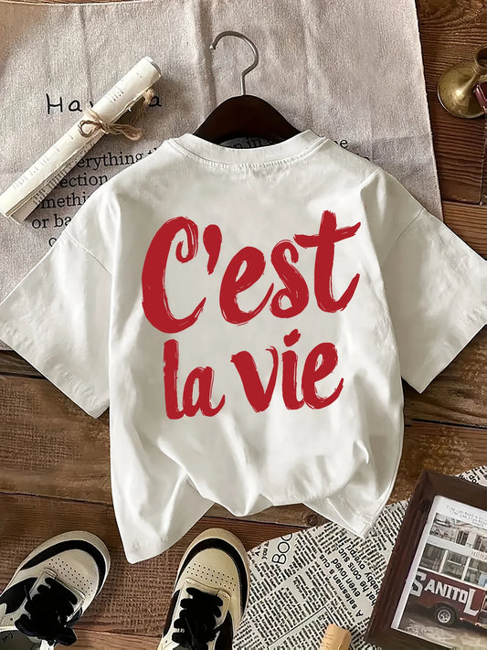 C’est La Vie Oversized T-Shirt