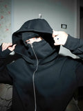 Zip-To-The-Top Ninja Balaclava Hoodie