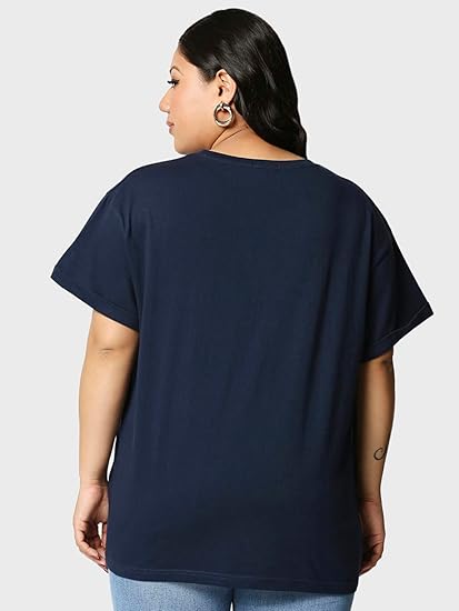 Cute. Crazy. Comfy. – Oversized Tee in Navy