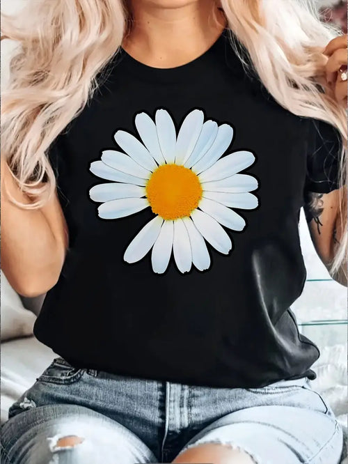 "Floral Vibes Only – Oversized Comfort"