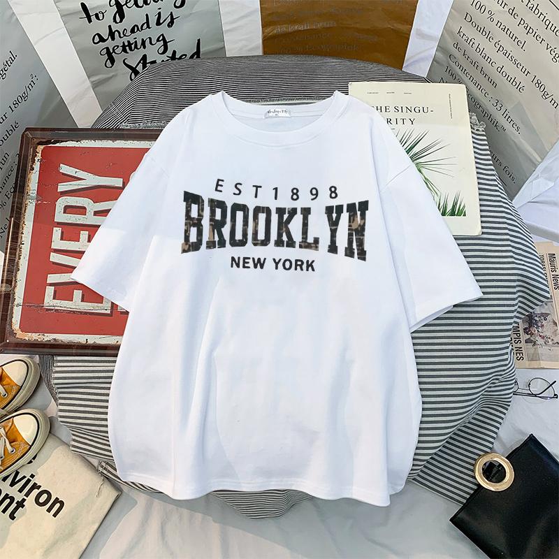 Women Brooklyn Printed Oversized Tee