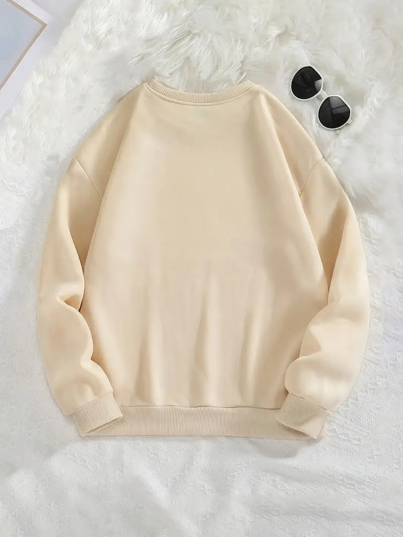 Minimal Vibe Classic Sweatshirt - Beige