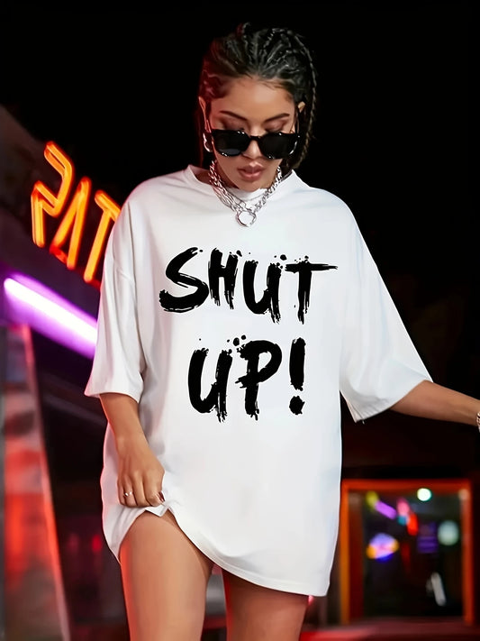 Womens Muted Mood Oversized Tee