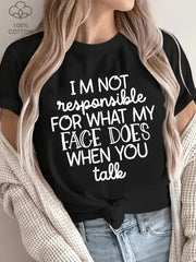 Women Printed Casual Short Sleeves Tshirt