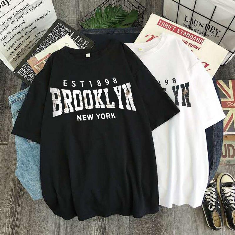 Women Brooklyn Printed Oversized Tee