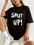 Womens Muted Mood Oversized Tee