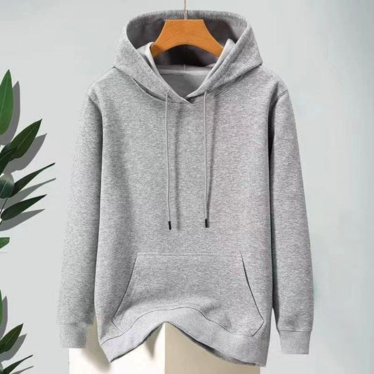 Heather Grey Basic Export Quality Hoodie