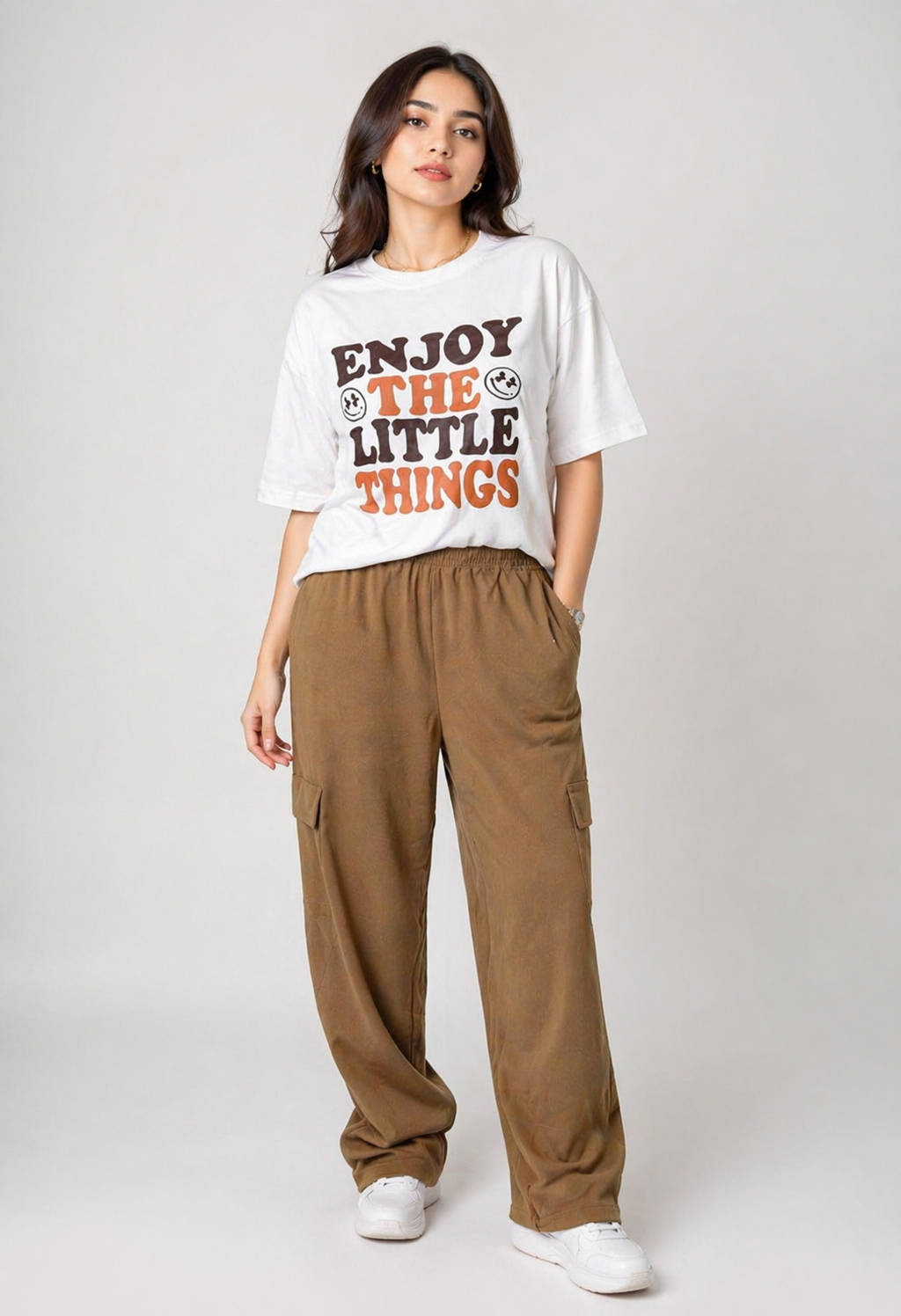 "Enjoy The Little Things" Cargo Co-ord Set
