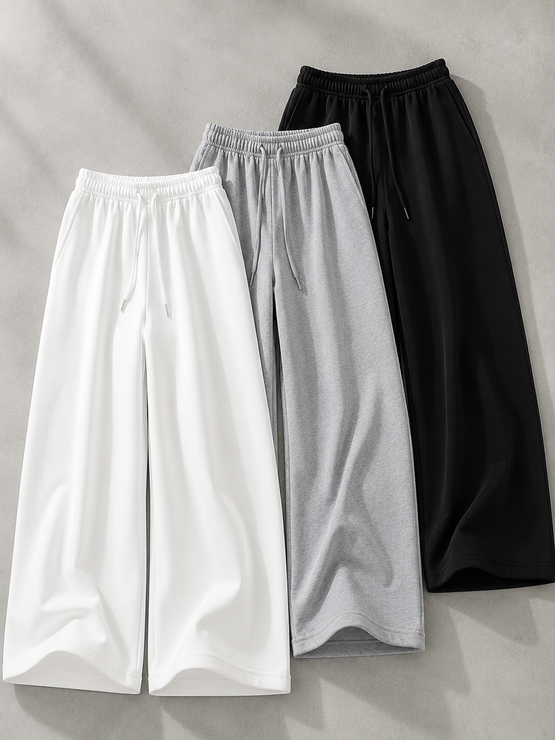 🔥 LIMITED TIME DEAL – Bundle of 3 Wide Leg Baggy Trousers