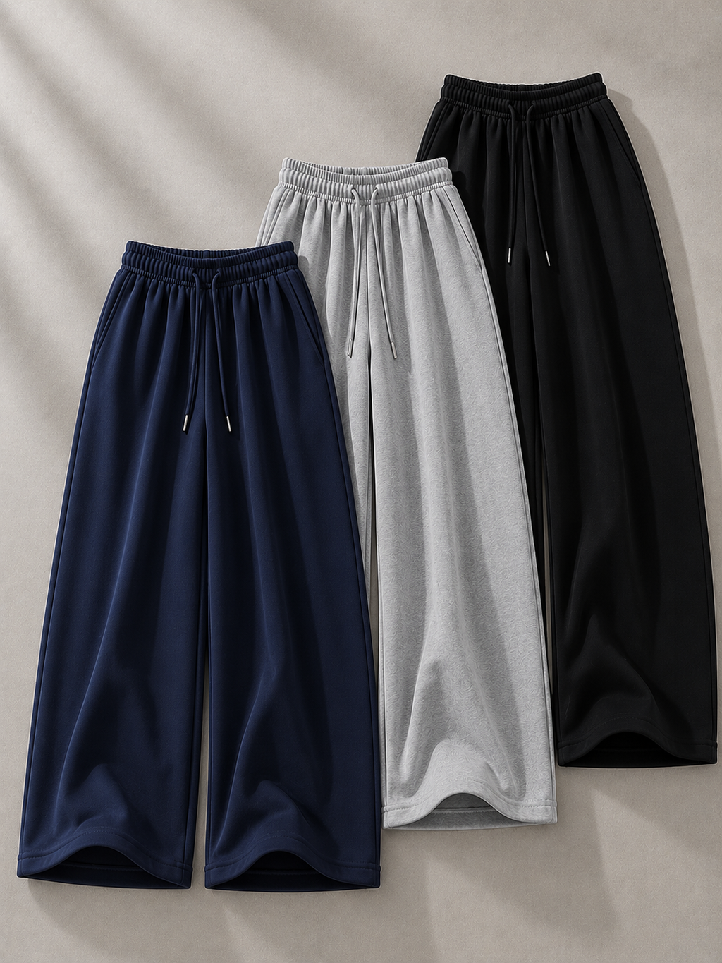 🔥 LIMITED TIME DEAL – Bundle of 3 Wide Leg Baggy Trousers