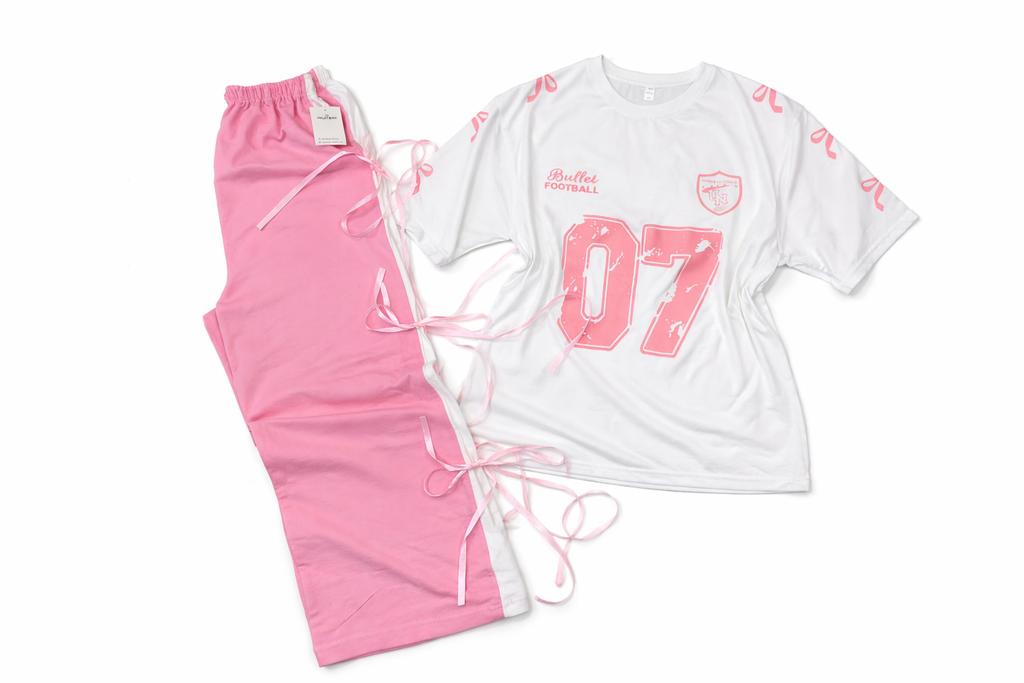 Pretty in Pink '07 Graphic Oversized Lounge Co-Ord