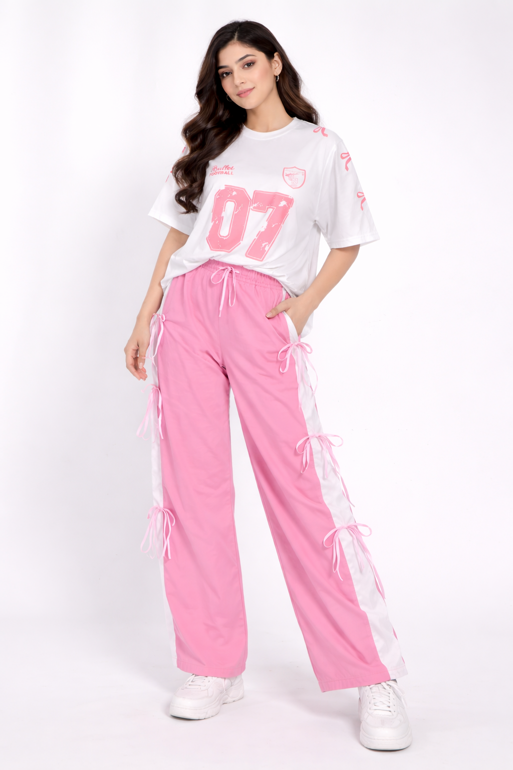 Pretty in Pink '07 Graphic Oversized Lounge Co-Ord