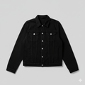"Classic Women's Black Denim Jacket – Timeless & Versatile Outerwear"