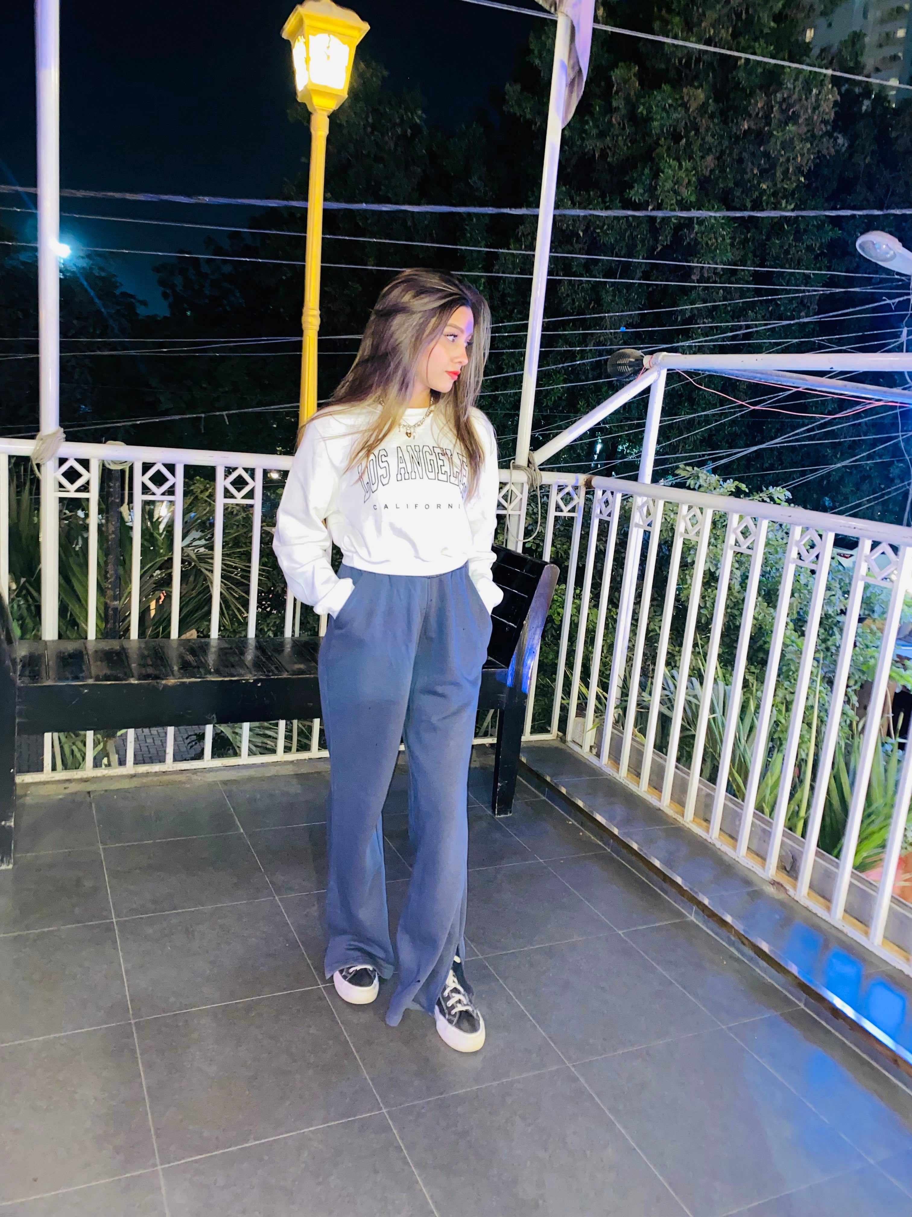 Women's Fleece Crop Sweatshirt Loungewear