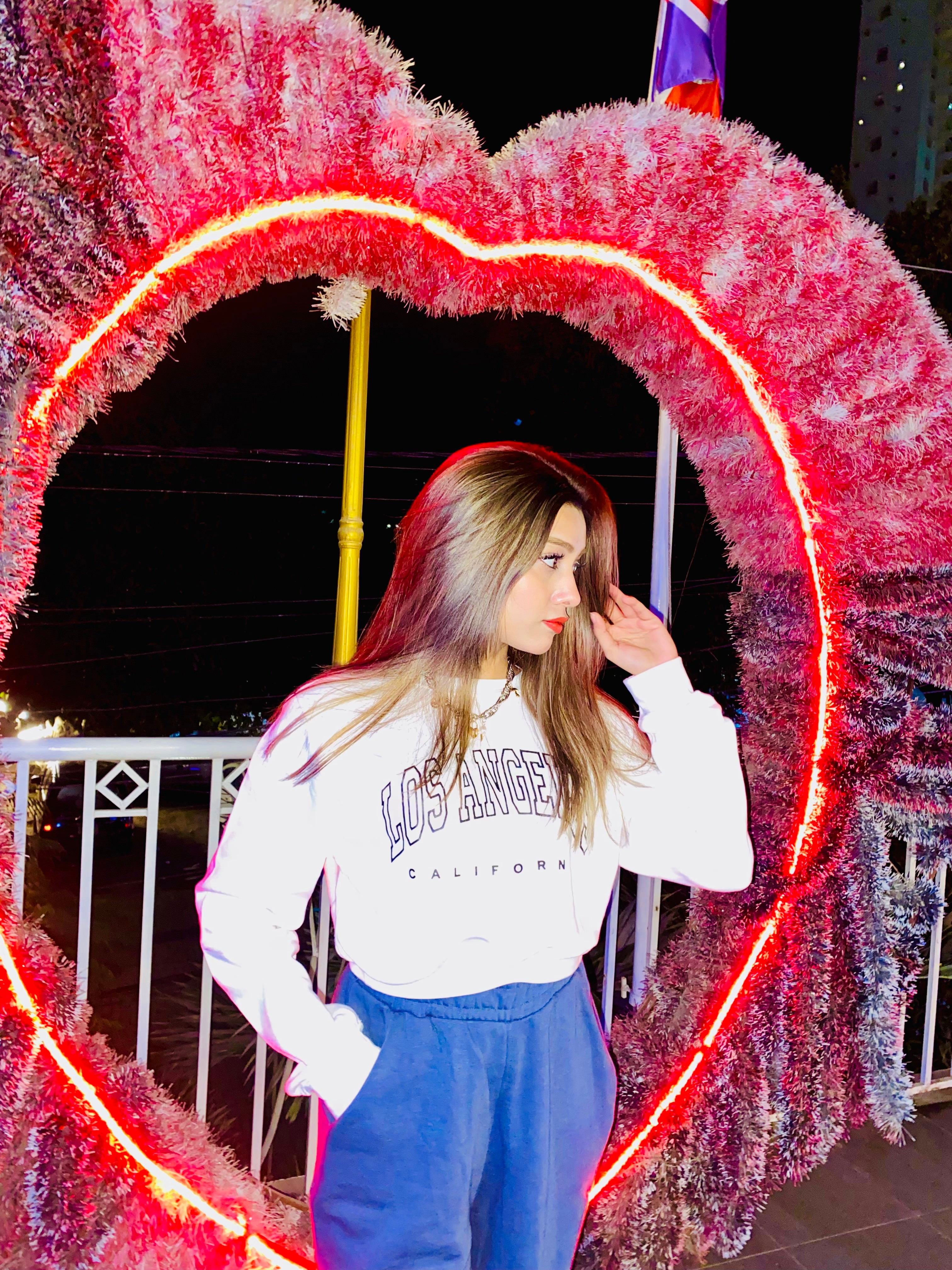 Women's Fleece Crop Sweatshirt Loungewear