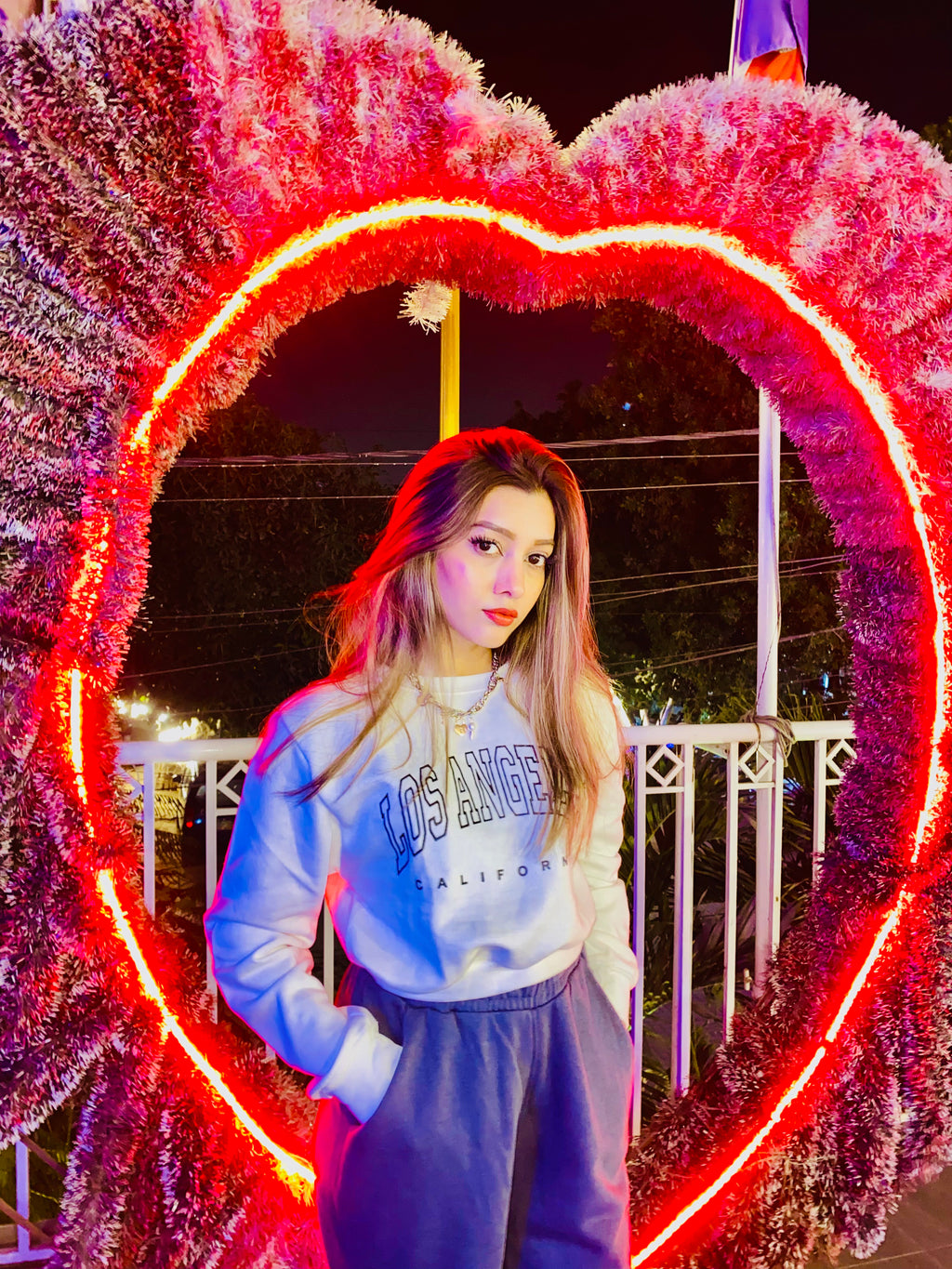 Women's Fleece Crop Sweatshirt Loungewear