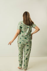 Women Avocado Print Sleepwear & Loungewear