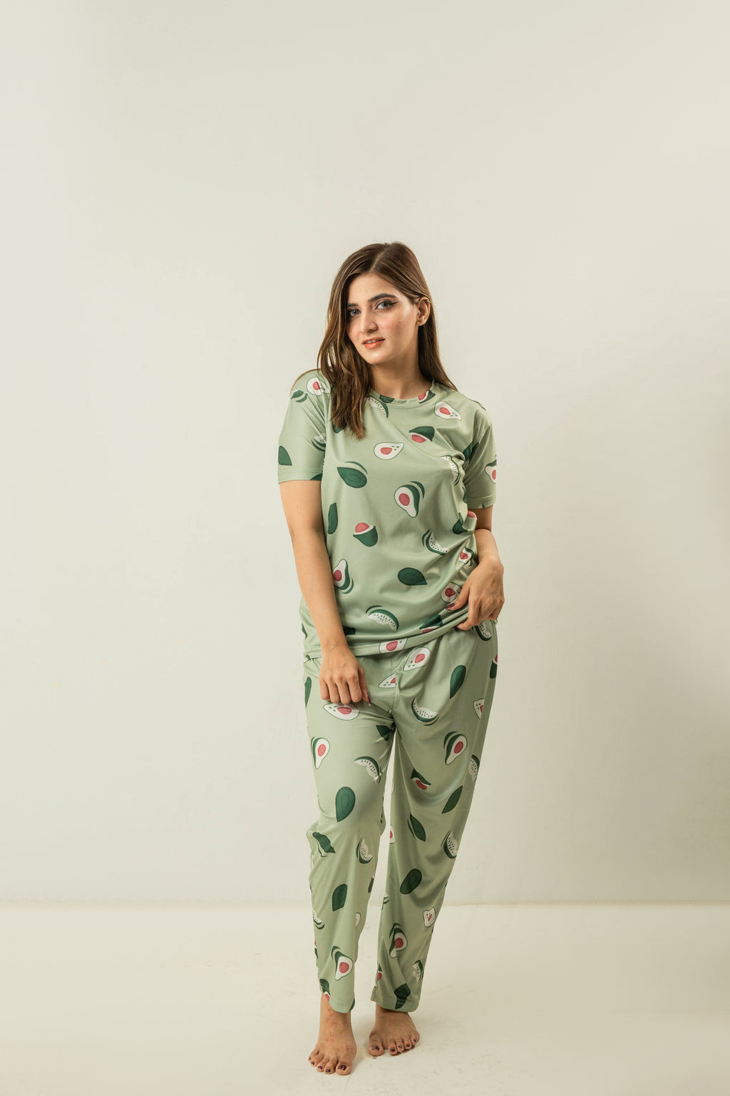 Women Avocado Print Sleepwear & Loungewear