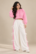 Street Chic Crop Hoodie & Trouser Two-Piece Set