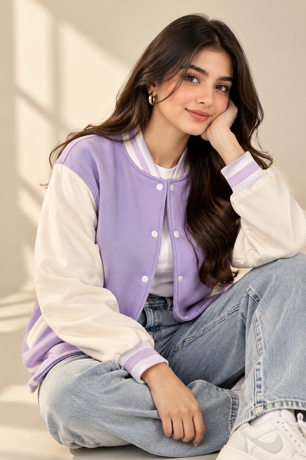 Women’s Varsity Baseball Jacket | Trendy Casual Streetwear & Everyday College Style
