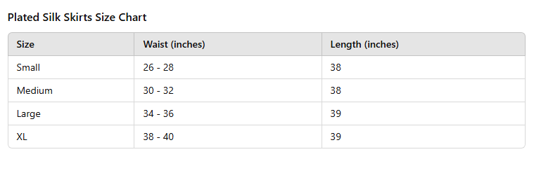 Luxury Plated Silk Maxi Skirt