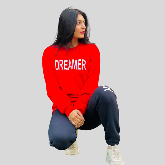 Womens Fleece Dreamer Cozy Sweatshirt & Trouser Co-ord Set