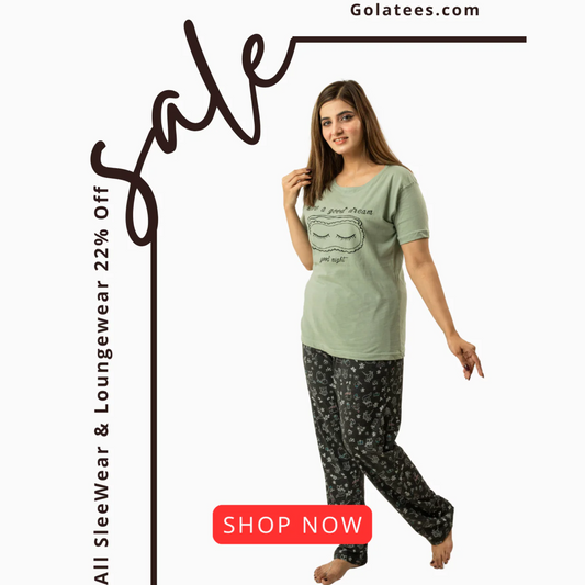 Womens Have A Good Dream' Printed Sleepwear & Loungewear