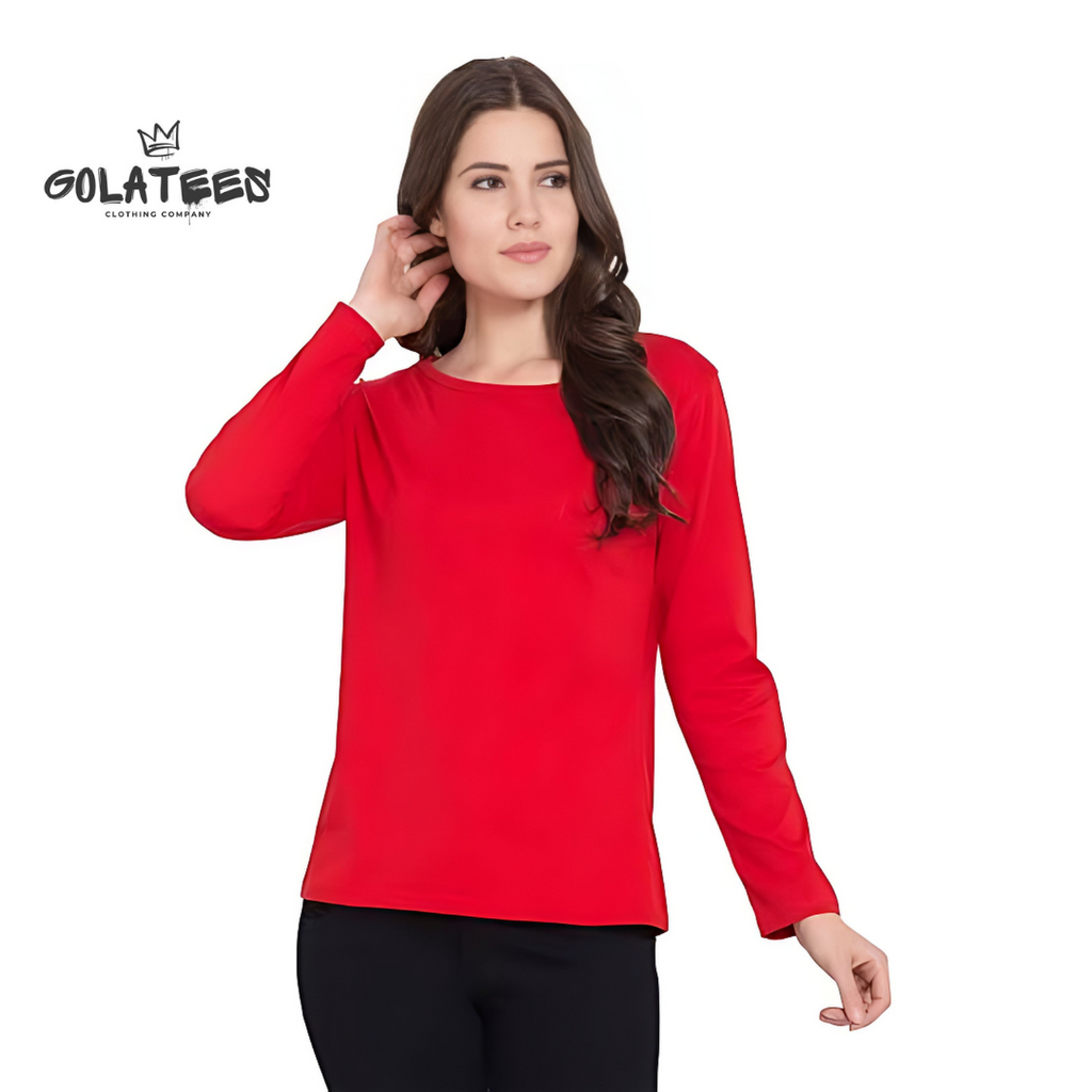 Women’s Plain Long Sleeve T-Shirts
