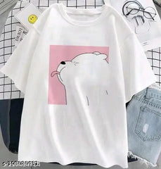 Womens Box Bear Oversized Tshirt