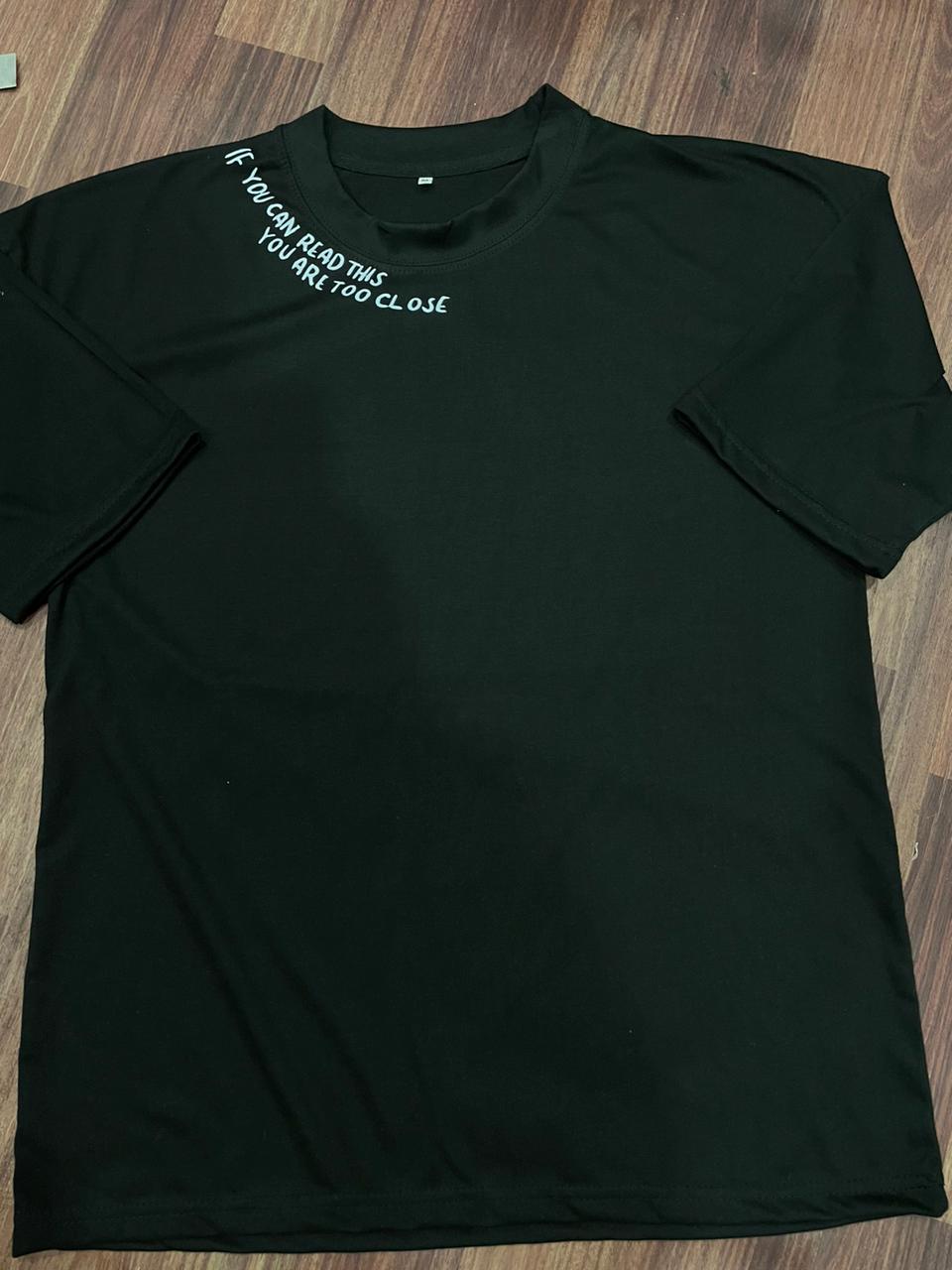 Black Oversized Tee & Cargo Cord Set