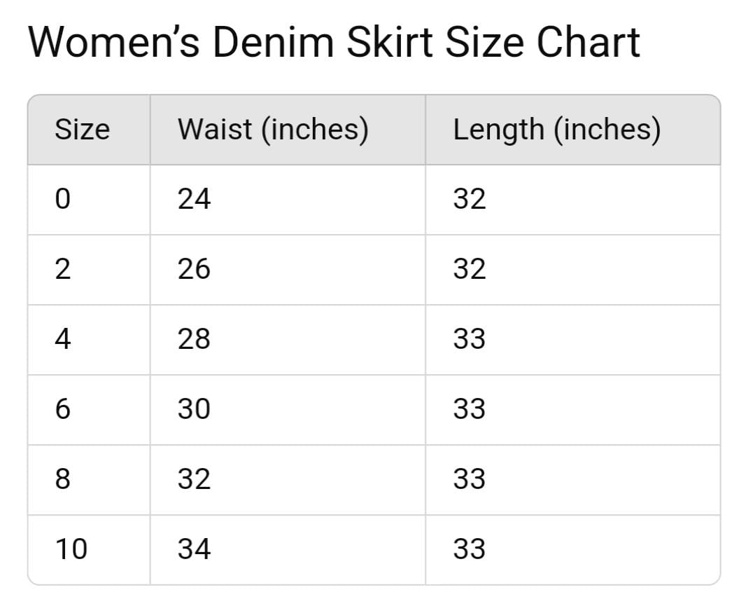 Women's Denim Midi Skirt - Denim Skirt With Slit - Ankle Length