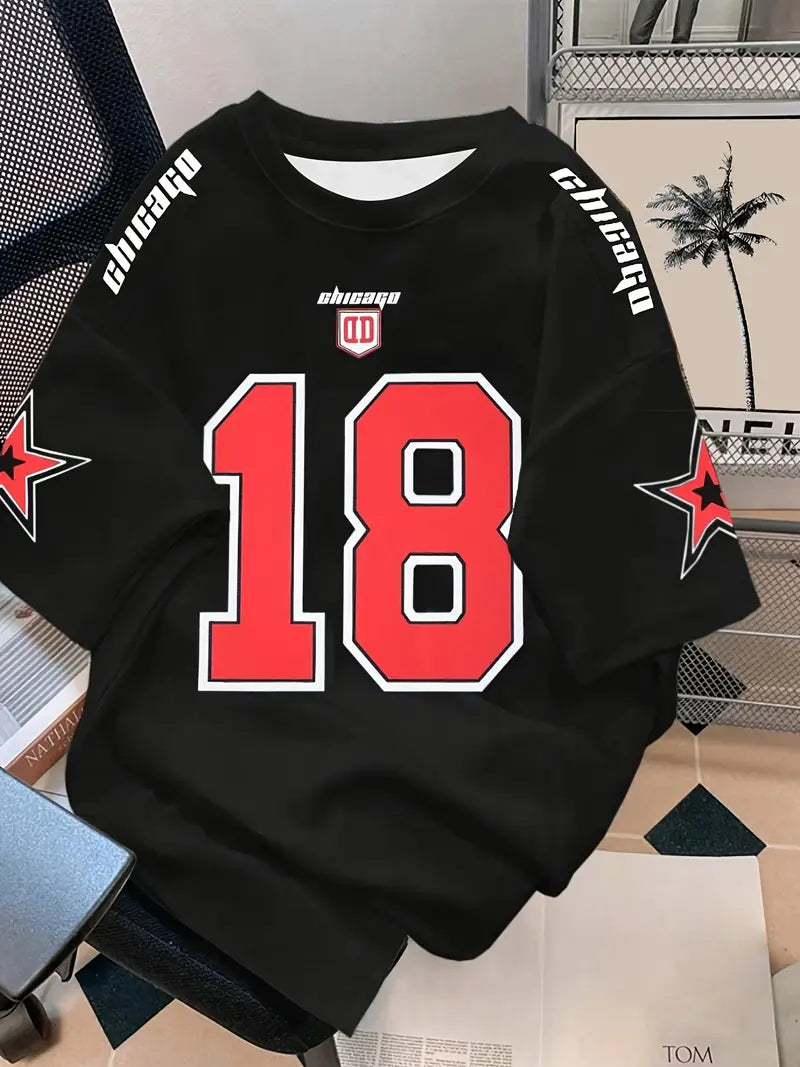 Oversized Tee | Chicago Print