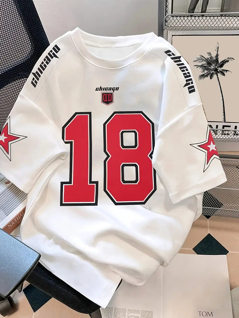 Oversized Tee | Chicago Print