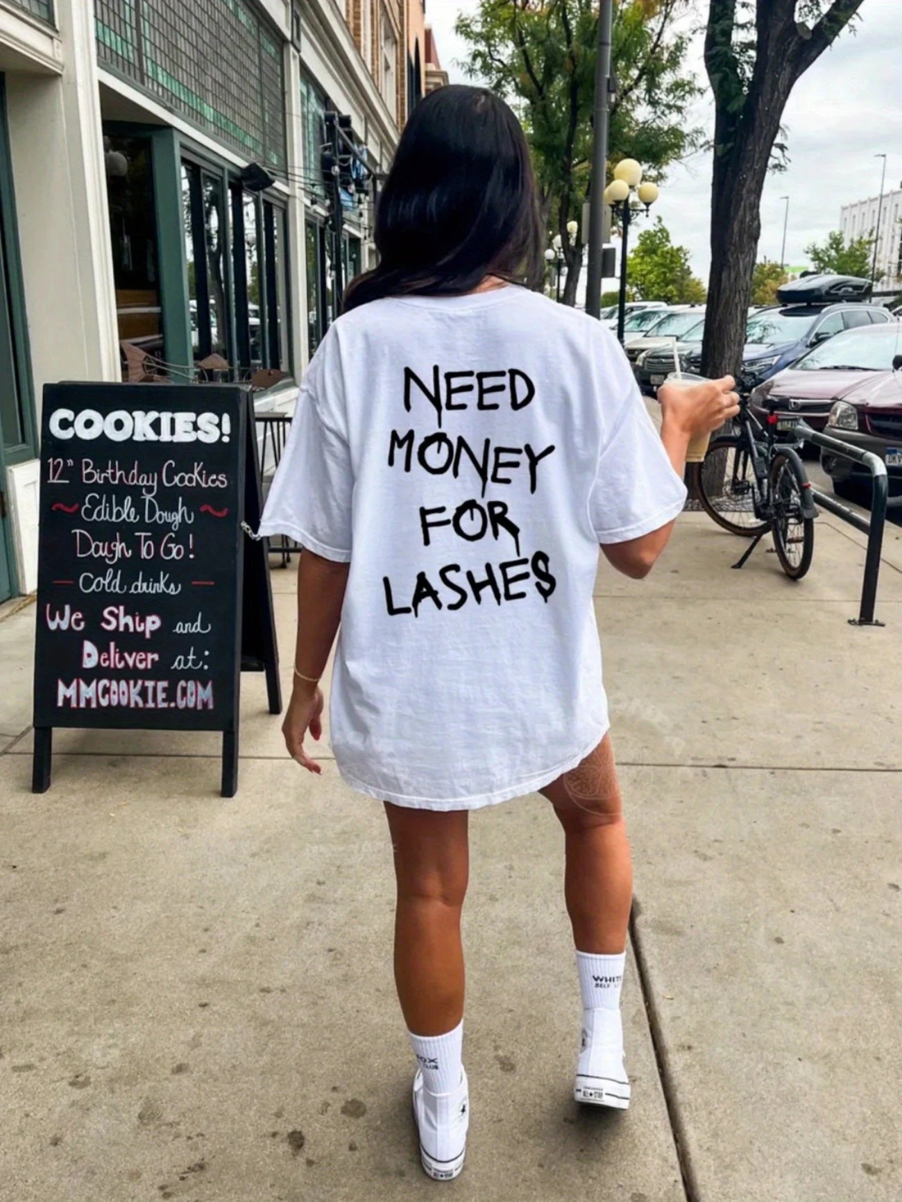 Need Money for Lashes Oversized T-Shirt