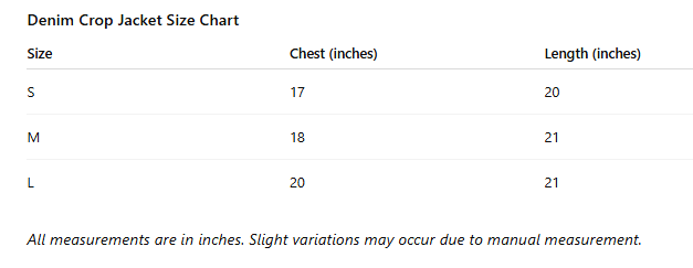 Dreamy Sky Cropped Denim Jacket