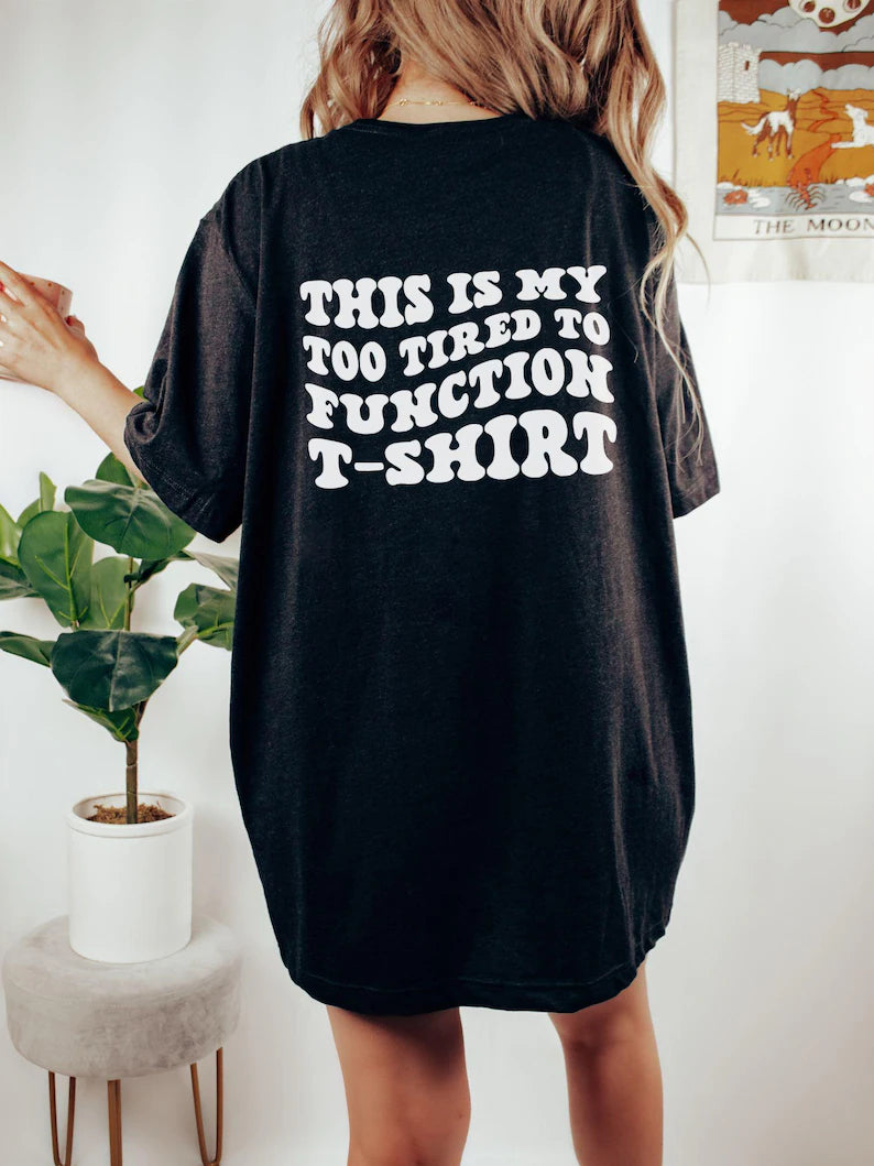 WOMEN GRAPHIC OVERSIZED DROP SHOULDER TSHIRT