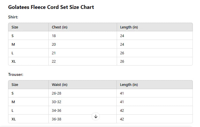 Brown Flap Pocket Fleece Cord Set for Women